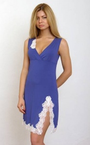 SHATO 304 сорочка голубая: купить в Киеве и Украине, цена, продажа в интернет-магазине женского белья Сила Красоты