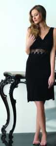 VANILLA 2224 сорочка черная: купить в Киеве и Украине, цена, продажа в интернет-магазине женского белья Сила Красоты