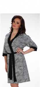 Jasmine 887 халат серый: купить в Киеве и Украине, цена, продажа в интернет-магазине женского белья Сила Красоты