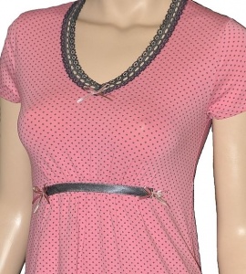 GWIAZDKI 950 сорочка розовая: купить в Киеве и Украине, цена, продажа в интернет-магазине женского белья Сила Красоты