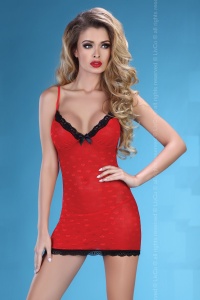 HOT LOVE сорочка + стринги красная : купить в Киеве и Украине, цена, продажа в интернет-магазине женского белья Сила Красоты